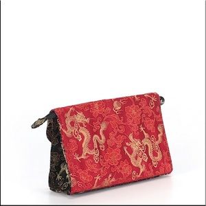 Saks fifth avenue Asian inspired clutch